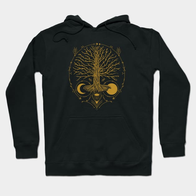 Yggdrasil - Tree of Life | Norse Pagan Symbol Hoodie by CelestialStudio